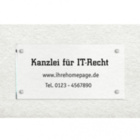 Firmenschild Acryl 400 x 200 mm