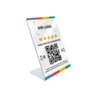 PVC-Aufsteller (DIN A6) mit NFC & QR-Code – für mehr Google-Bewertungen - individuell bedruckt