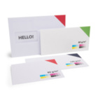 Produktmuster Briefpapier und Briefumschläge