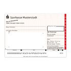 SEPA-Orderscheck mit Anschriftenfeld (Sparkasse)