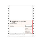 SEPA-Orderscheck, 8 Zoll, 2-fach, endlos