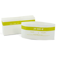 Geldscheinbanderolen für 100 x 200,00 EUR