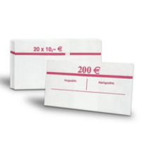 Geldscheinbanderolen für 20 x 10,00 EUR