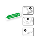 Haftnotizen - Bitte hier unterschreiben | Grün Pfeil: links