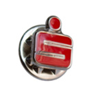 Ansteckpin mit Klemmsicherung - Sparkassen Prägung