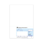 SEPA-Verrechnungsscheck, DIN A4, Talon links