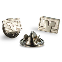 Ansteckpin silber mit Klemmsicherung - Genossenschaftsbanken