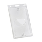 Kartenhalter - transparent - Hochformat