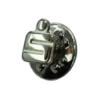 Ansteckpin silber mit Klemmsicherung - Sparkassen