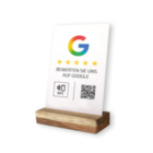 Google Bewertung NFC Schild - PETG - A6 (105 x 148 mm) - Hochformat