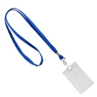 Kartenhülle mit Lanyard im Hochformat für Karten 86 x 54 mm | farbig