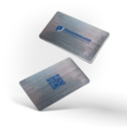 Inspiration - Digitale NFC-Visitenkarten | Metallkarte | silber