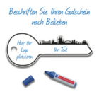 Kölner Skyline Übergabeschlüssel (B:90xH:35 cm) - auf Hohlkammerplatte