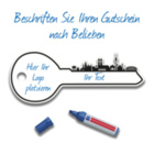 Münchener Skyline Übergabeschlüssel (B:90xH:35 cm) - auf Kartonplatte
