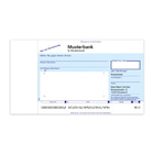 SEPA-Verrechnungsscheck mit Seitentalon links (Netzneutral)