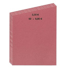 Handrollpapier - Münzrollenpapier 50 x 0,05 € rot (500 Stück)