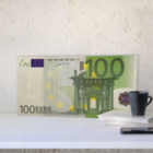 Übergabe-Geldscheine Geschenk 100 EURO Banknote (Format: 45 x 23 cm)