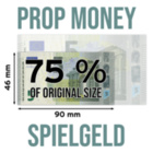 Spielgeld 5 EURO Scheine (75% Größe)
