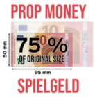 Spielgeld 10 EURO Scheine (75% Größe)