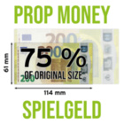Spielgeld 200 EURO Scheine (75% Größe)