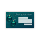 XXL - Geschenkgutschein - Weihnachten - Weihnachtskugel türkis
