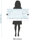 Riesen Bankenscheck - VOLKSBANK - PR-Spendenscheck (90 x 51 cm)