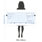 XXL Bankenscheck - VOLKSBANK - PR-Spendenscheck (150 x 90 cm)