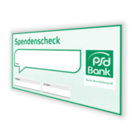 Individueller PR-Spendenscheck PSD-Bank (60 x 34 cm)