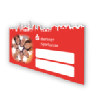 Individueller - Berliner Skyline - PR-Spendenscheck (60x35 cm) - auf 5 mm Hartschaumplatte