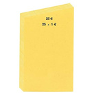 Handrollpapier - Münzrollenpapier 25 x 1,00 € gelb (500 Stück)