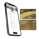 Metallkarten - NFC Gold (Messing) Visitenkarten mit NTAG213