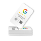 Google Bewertung NFC Karte - PVC - 85,6 x 54 mm - Hochformat