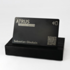 Inspiration - Digitale NFC-Visitenkarten | Metallkarte | schwarz - lasergraviert