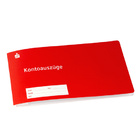Kontoauszugshefter – Rot, geeignet für Kontoauszüge von Banken & Sparkassen