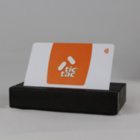 Inspiration - Digitale NFC-Visitenkarten | Karte aus 99,9% recyceltem PVC | weiß matt