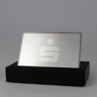 Inspiration - Digitale NFC-Visitenkarten | Metallkarte silber | Sparkasse