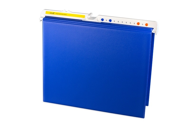 Hängeordner - Pendelordner aus Kunststoff - blau (abwaschbar)