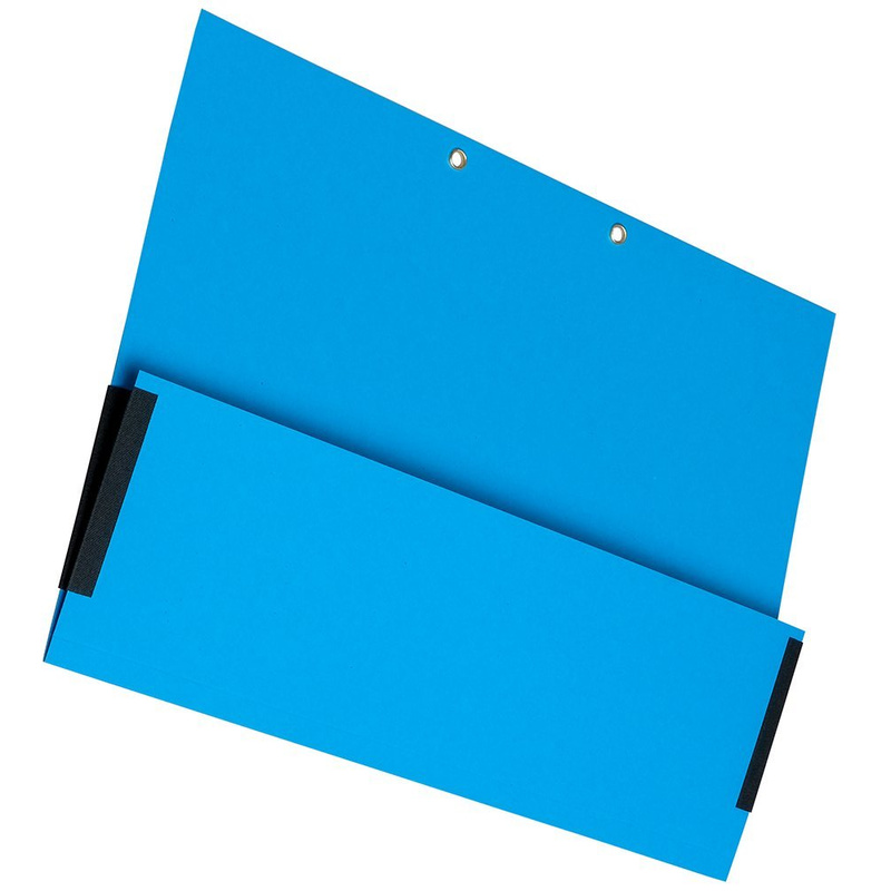 Einhängetaschen, Stecktasche für Urkunden, mit Ösen - blau