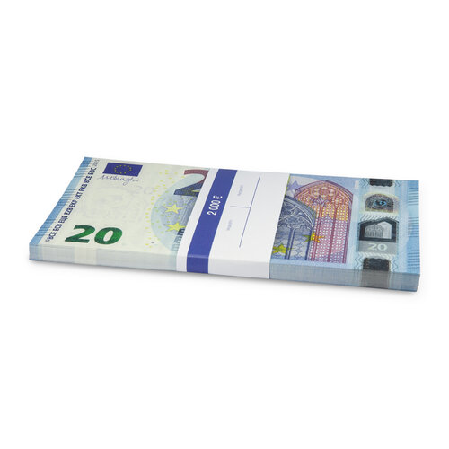 Spielgeld 20 EURO Scheine (125% Größe)