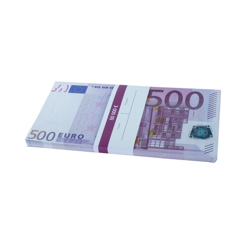 Spielgeld 500 EURO Scheine (125% Größe)