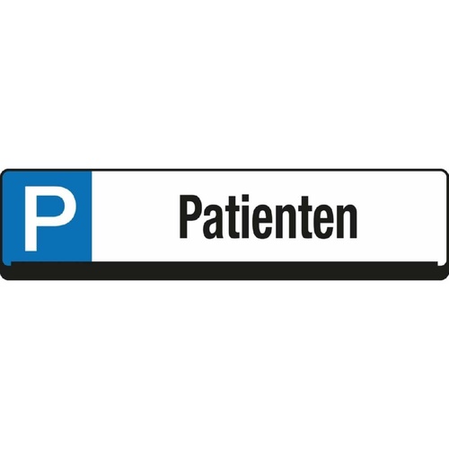 Parkplatz Reservierungsschild - Patienten