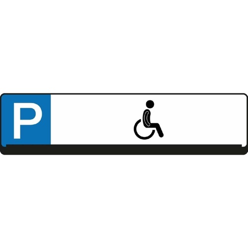 Parkplatz Reservierungsschild - Behindertenparkplatz