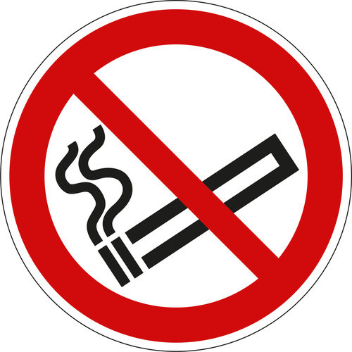 Verbotsschild Rauchen verboten