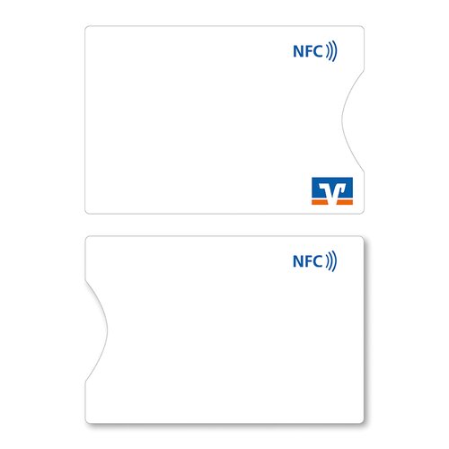RFID Blocker / NFC-Schutzhüllen - weiß