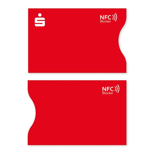 Sparkassen Standard RFID Blocker / NFC-Schutzhüllen (Designvorschlag)