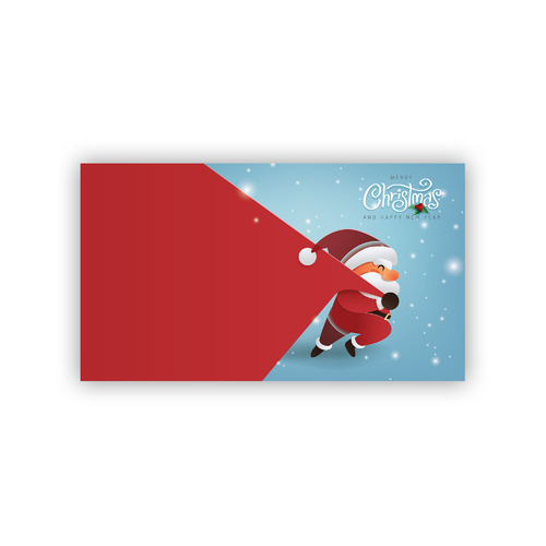 XXL - Geschenkgutschein - Weihnachten - Weihnachtsmann mit Sack