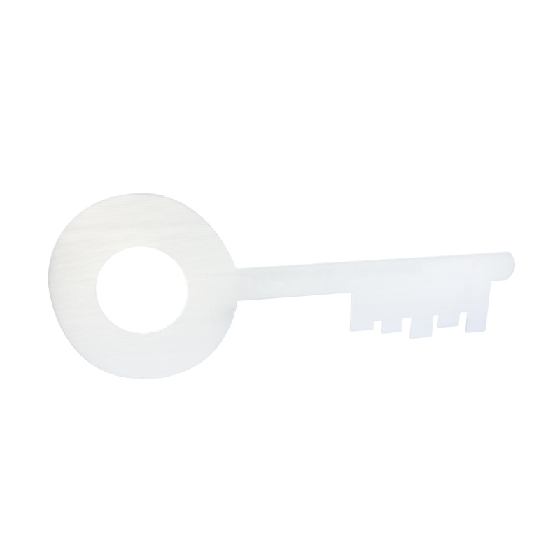 Neutrale Antike Schlüssel (B:83xH:33,60 cm) - auf weißer Hohlkammerplatte