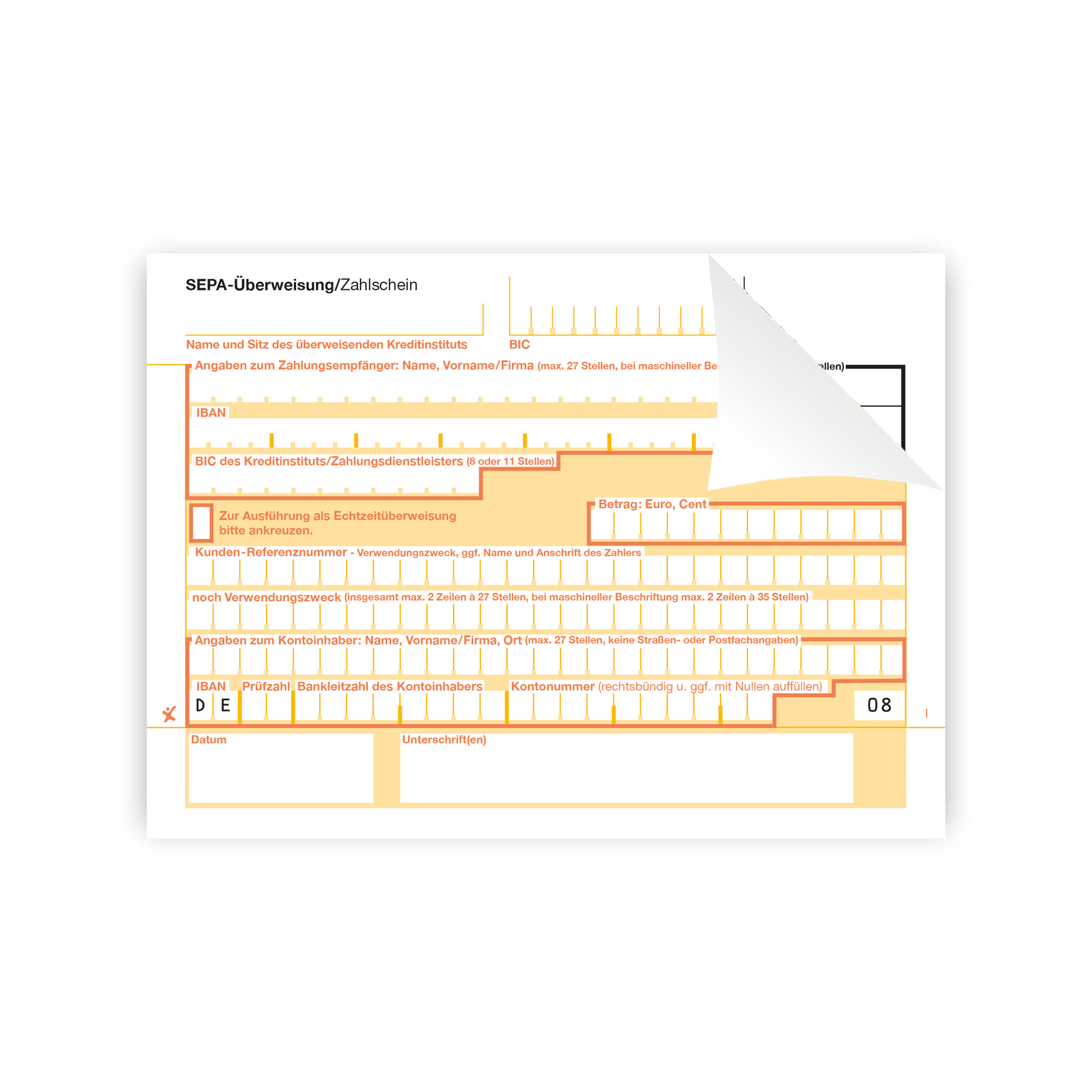 SEPA-Zahlschein